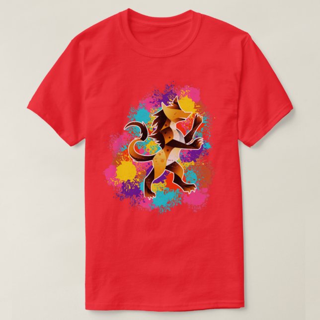 Vintage Hyena T Shirt (Design framsida)