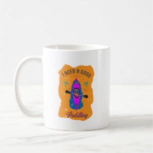 Vintage I behöver en Bra Kayaking Kayaker Kaffemugg