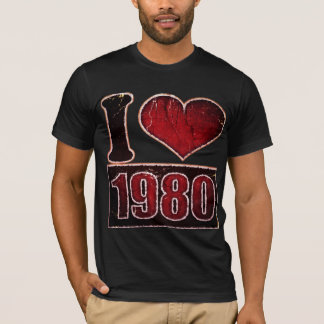 Vintage I kärlek 1980 T-Shirt
