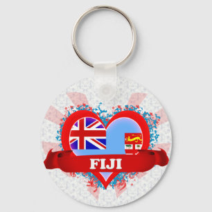Vintage I Kärlek Fiji Nyckelring