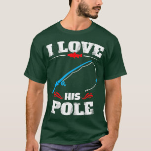 Vintage I Kärlek: Hans pole funny Fishing par Matc T Shirt
