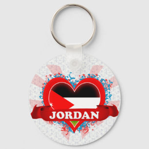 Vintage I Kärlek Jordanien Nyckelring