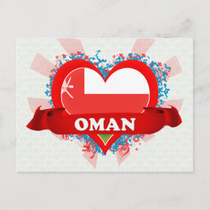 Vintage I Kärlek Oman Vykort