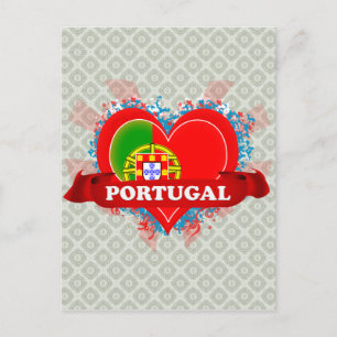 Vintage I Kärlek Portugal Vykort