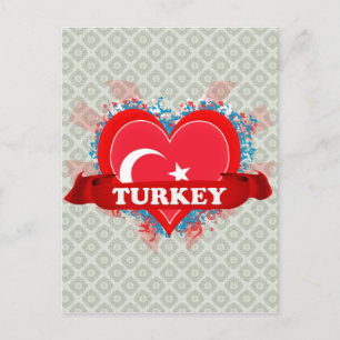 Vintage I Kärlek Turkiet Vykort