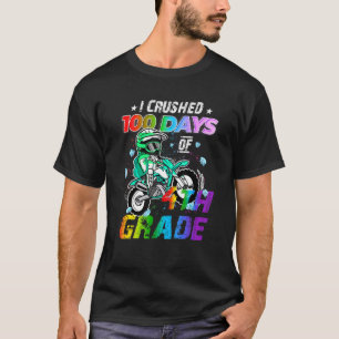 Vintage I krossade 100-dagen för fjärde Klass-moto T Shirt