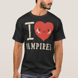 Vintage I Love Vampires T Shirt