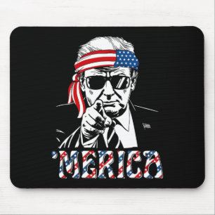 Vintage i lycklig Trump 4 juli Patriotic Merica A Musmatta