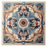 Vintage i Mönster vid Italiens Medelhavet Kakelplatta<br><div class="desc">Uppgradera ditt utrymme med en keramisk bricka i vintagen i mönster. Utforska en fantastisk,  autentisk perfekt för väggar,  golv eller bakgrundsbrytning!</div>