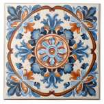 Vintage i Mönster vid Italiens Medelhavet Kakelplatta<br><div class="desc">Uppgradera ditt utrymme med en keramisk bricka i vintagen i mönster. Utforska en fantastisk,  autentisk perfekt för väggar,  golv eller bakgrundsbrytning!</div>