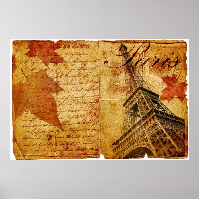 Vintage i Paris Poster (Framsidan)