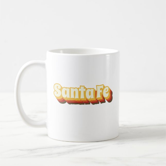 Vintage i Santa Fe Retro Kaffemugg (Vänster)