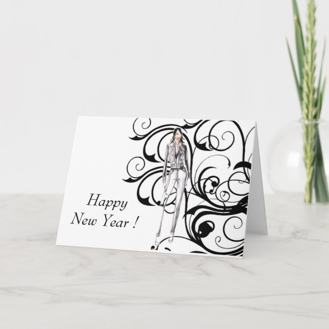 VINTAGE i SNYGGT Helgkort (Framsida)