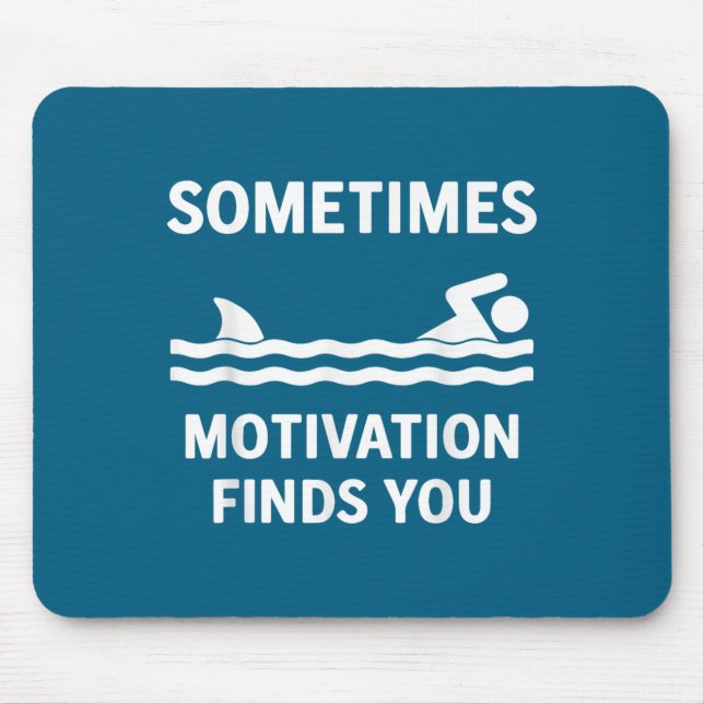 Vintage Ibland Finner Motivation Dig Tee - Roligt Musmatta (Framsidan)