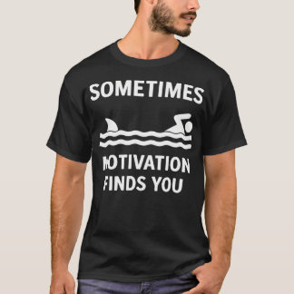 Vintage Ibland Kommer Motivationen Till Dig - Roli T Shirt