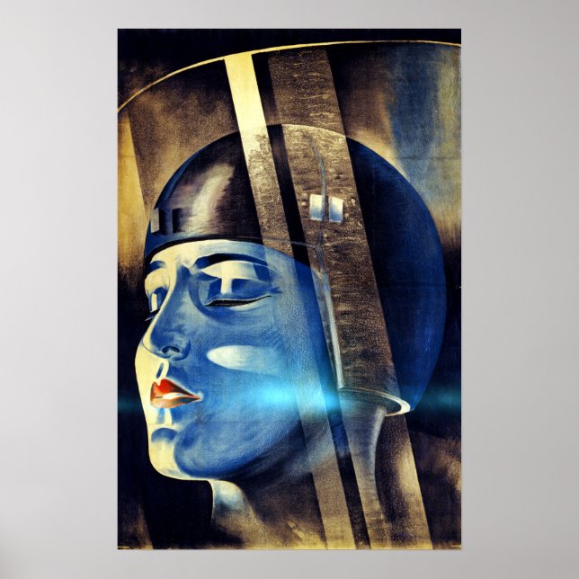 Vintage Iconic Metropolis Movie Poster (Framsidan)