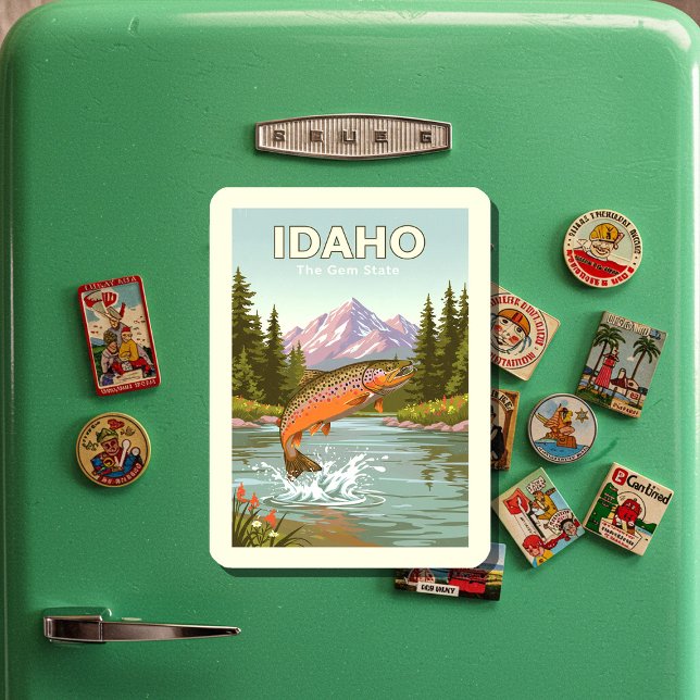 Vintage Idaho Magnet (Skapare uppladdad)
