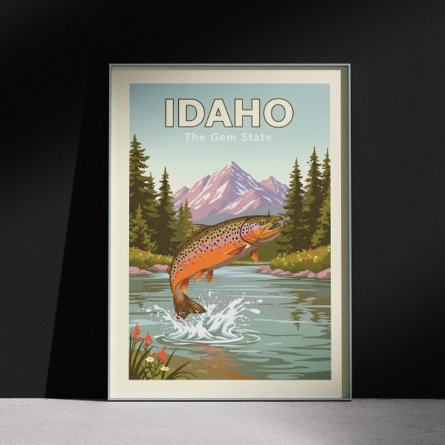 Vintage Idaho Poster (Skapare uppladdad)