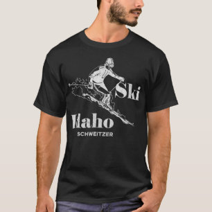 Vintage Idaho Schweitzer Skiing T Shirt