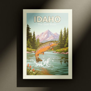 Vintage Idaho Vykort