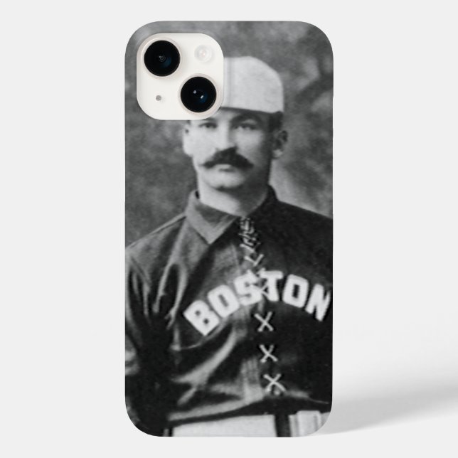 Vintage idrottsfoto, Boston basebollspelare (Baksida)