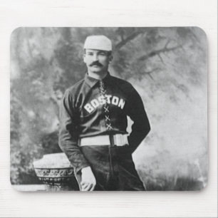 Vintage idrottsfoto, Boston basebollspelare Musmatta