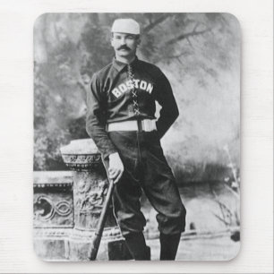Vintage idrottsfoto, Boston basebollspelare Musmatta
