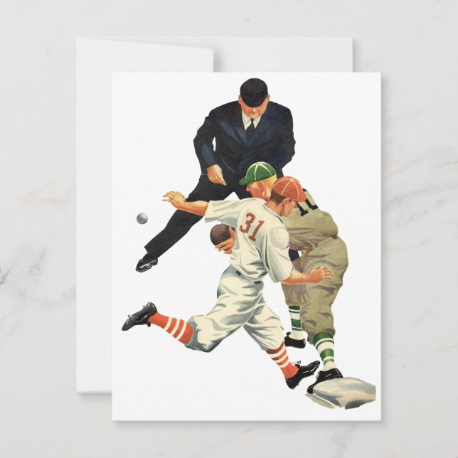 Vintage Idrottsspelare Säkra på hemmaplan (Framsida)