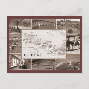 Vintage, Ile de Re Vykort