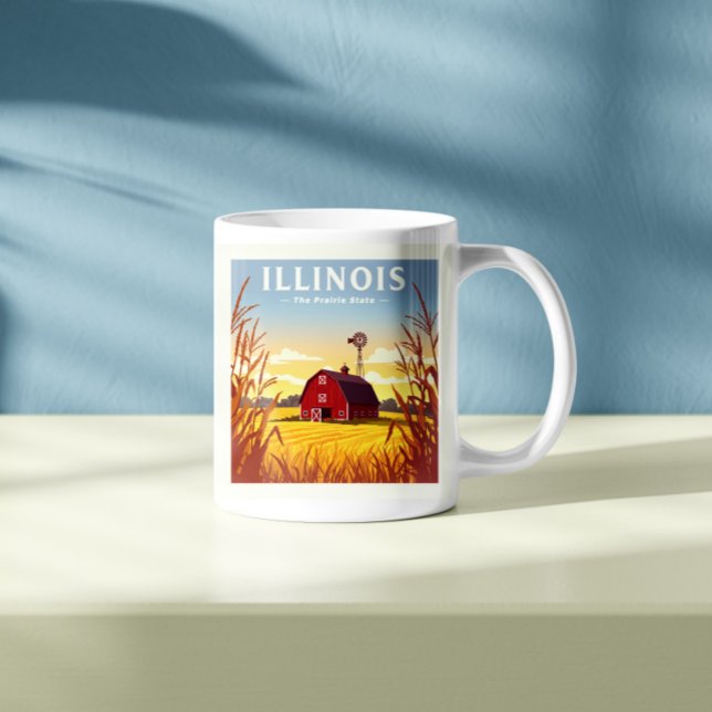 Vintage Illinois Kaffemugg (Skapare uppladdad)