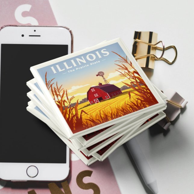 Vintage Illinois Magnet (Skapare uppladdad)
