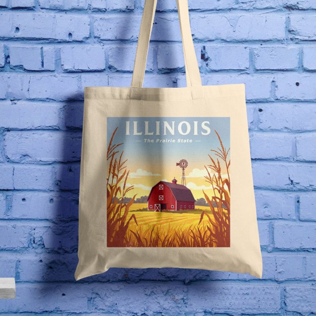 Vintage Illinois Tygkasse (Skapare uppladdad)