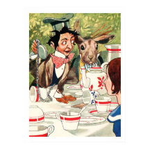 Vintage illustration Alice i Wonderland