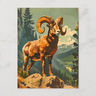 Vintage Illustration av myggor på myggor Vykort