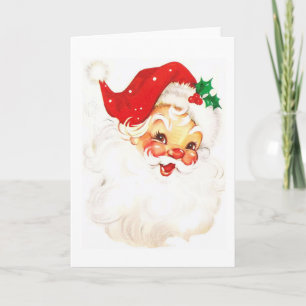 Vintage illustration av tomte kort