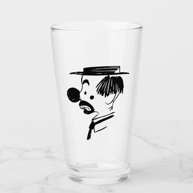 Vintage illustration Clown Glaskopp (Framsida)