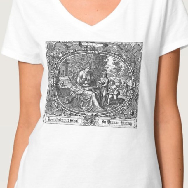 Vintage Illustration efter amning T Shirt (Skapare uppladdad)