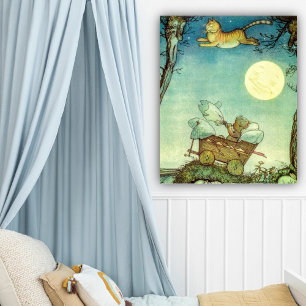 Vintage Illustration Else Wenz Vietnam Poster