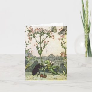 Vintage Illustration Else Wenz-Vietnam Poster Kort