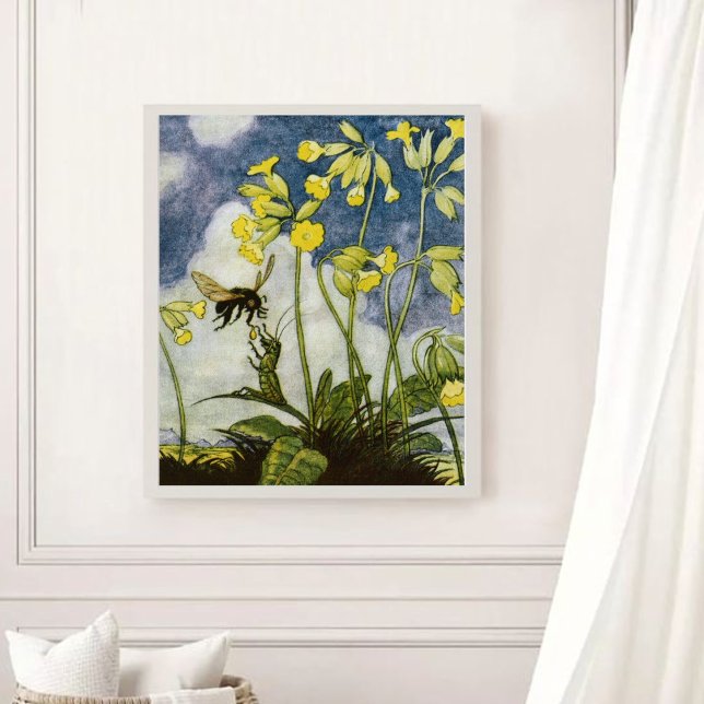 Vintage Illustration Else Wenz Vietor Affisch (Skapare uppladdad)