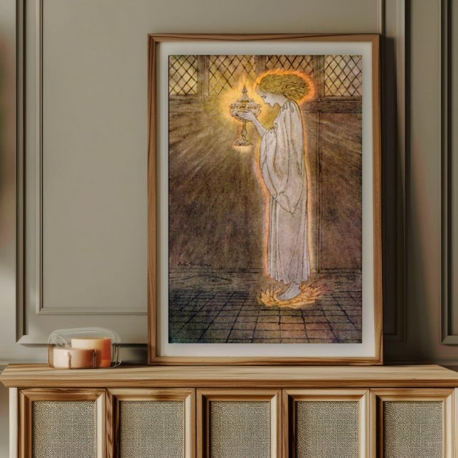 Vintage Illustration från Romantik i Kung Arthur Poster (Skapare uppladdad)