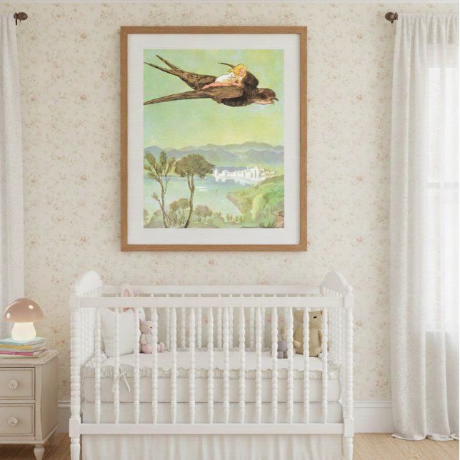 Vintage illustration Pärlefar och hans lilla syste Poster (Skapare uppladdad)