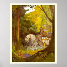Vintage Illustration Princess of the Elves