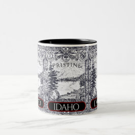 Vintage Illustration Pristine Idaho Mugg