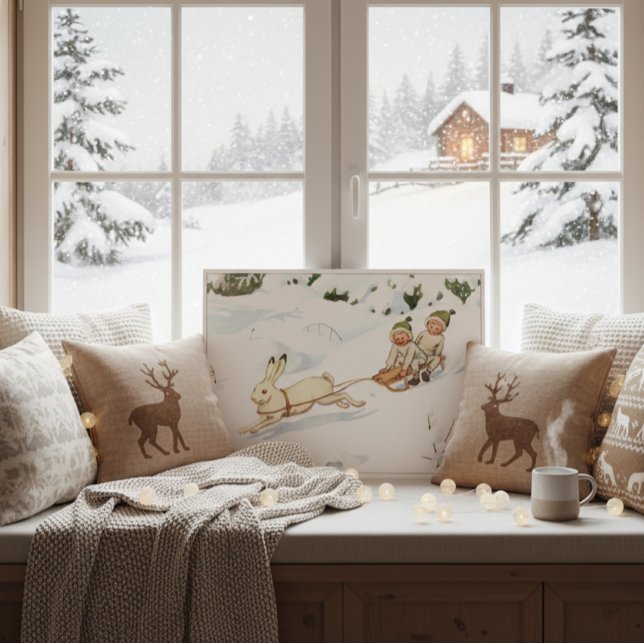 Vintage illustration Skogsbarn Elsa Beskow Poster (Skapare uppladdad)