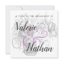 Vintage Illustration Spara datummallen