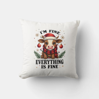 Vintage Im Fine Allting Är Bra Highland Ko Ch Kudde