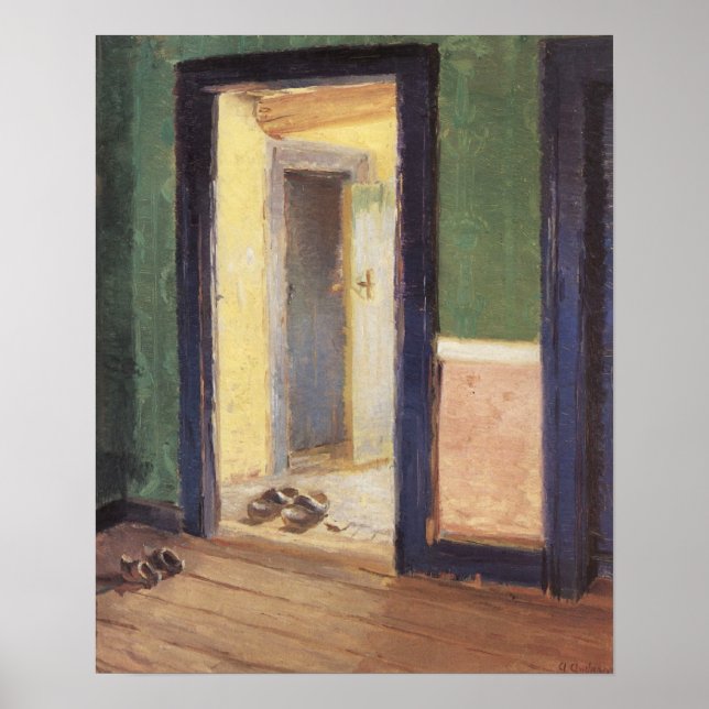 Vintage Impressionism, Dinner Hour by Anna Ancher Poster (Framsidan)