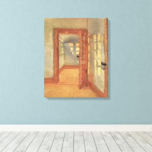 Vintage Impressionism, Husinteriör, Anna Ancher Canvastryck