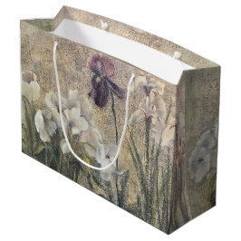 Vintage Impressionism Iris Blommor